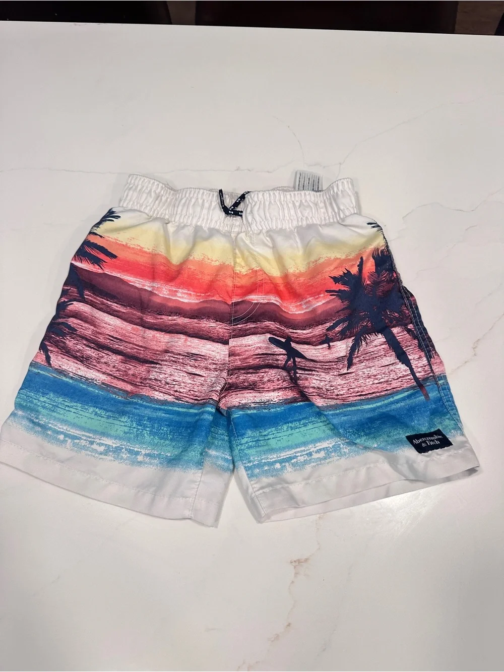 Abercrombie Boys Swim Trunks Lot of 8 – Size 10 – Built-In Liners